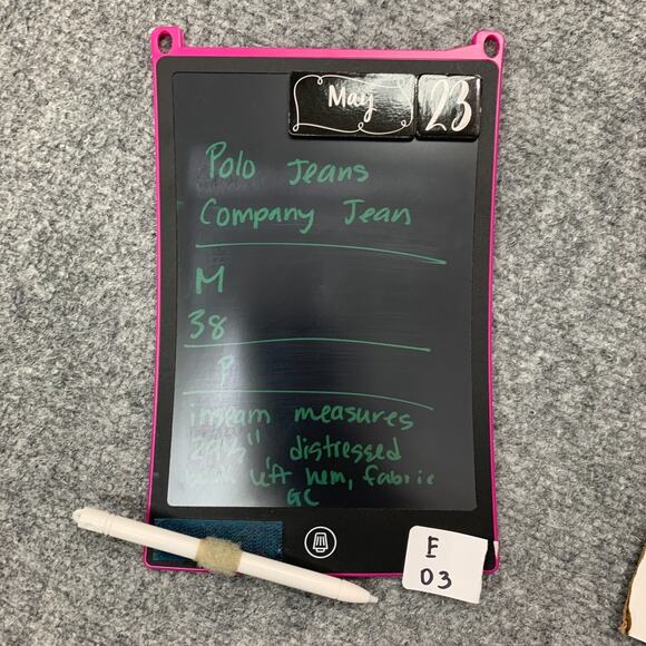 Vintage Ralph Lauren Polo Jeans Mens 38 Blue Woodrow Relaxed Fit Cotton Denim - Picture 11 of 12